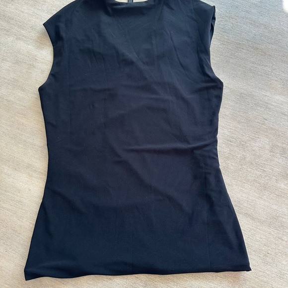 White House Black Market Black Sleeveless Blouse - Picture 7 of 7